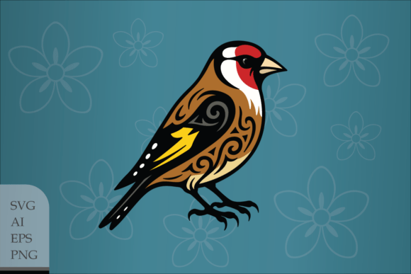 Decorative European Goldfinch