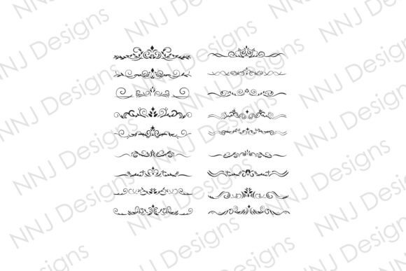 Decorative Line SVG Bundle for Graphics and Illustrations