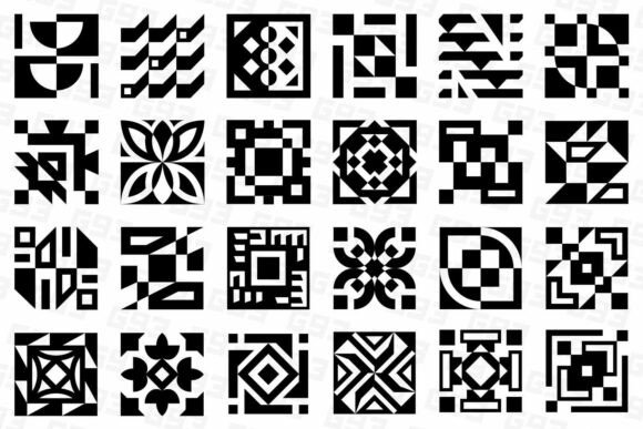 Decorative Square Design Elements