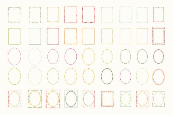 Hand-Drawn Decorative Frames and Borders