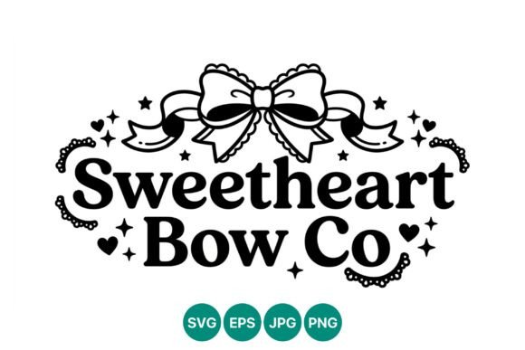 Sweetheart Bow Co Decorative Script: Graphics & Illustrations