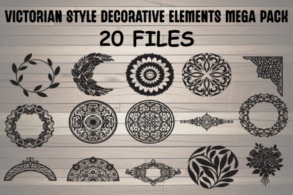 Victorian Style Decorative Elements Mega