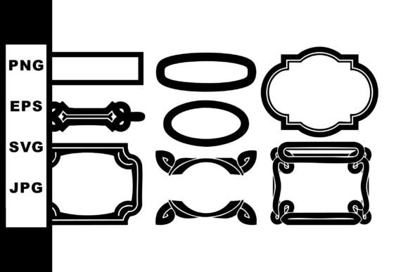 Vintage Decorative Frames and Borders Co: Graphics for Timeless Branding