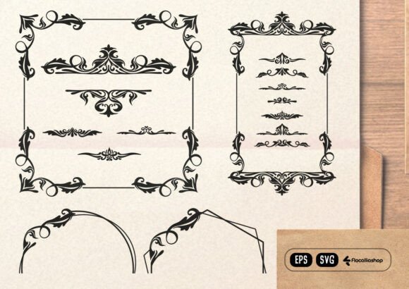 Vintage Ornament and Decorative Frame